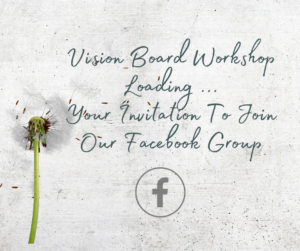 Invitation to join Facebook Vision Board Group